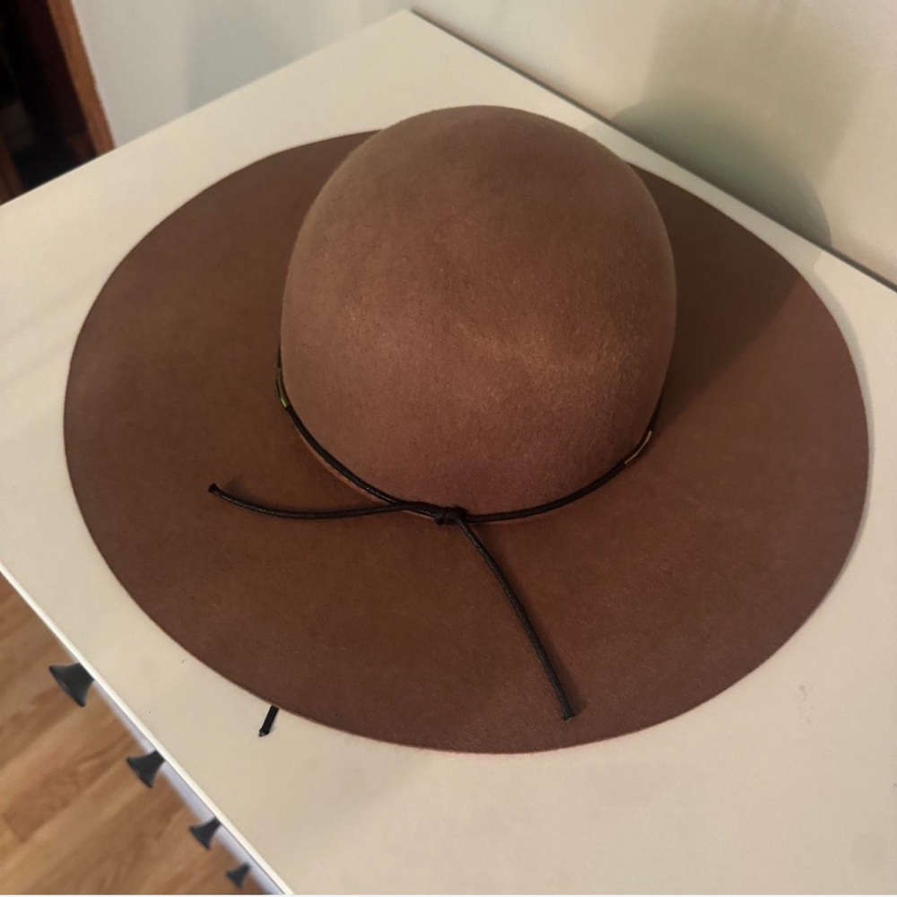 Scala Classic Brown Wide-Brim Hat